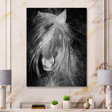 Farmhouse Horse VI - Canvas Wall Art